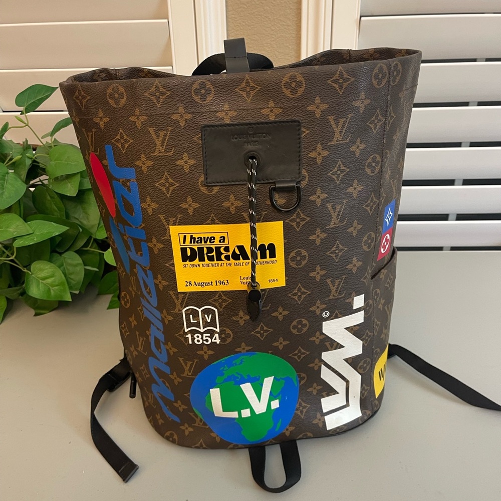 Louis Vuitton Monogram Chalk Backpack